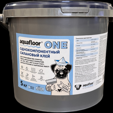 Однокомпонентный силановый клей Aquafloor "ONE" 5 кг.