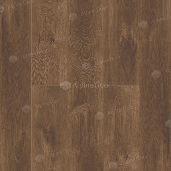 Инженерная каменно-полимерная плитка Alpine Floor PREMIUM XL Дуб коричневый ABA Eco 7-9