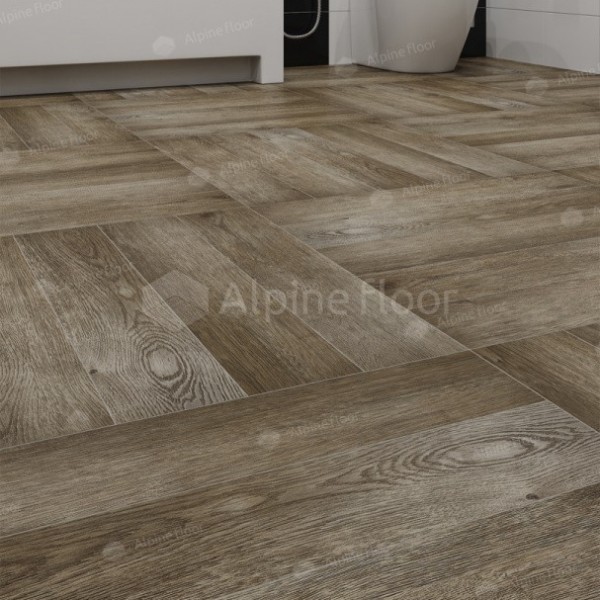 Каменно-полимерная плитка Alpine Floor EXPRESSIVE Американское ранчо ECO 10-6