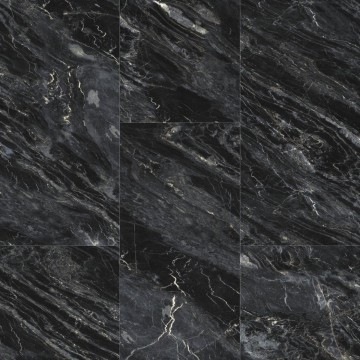 Кварц-виниловая плитка Fargo Stone LVT Гранит Черный 1804-3 фаска