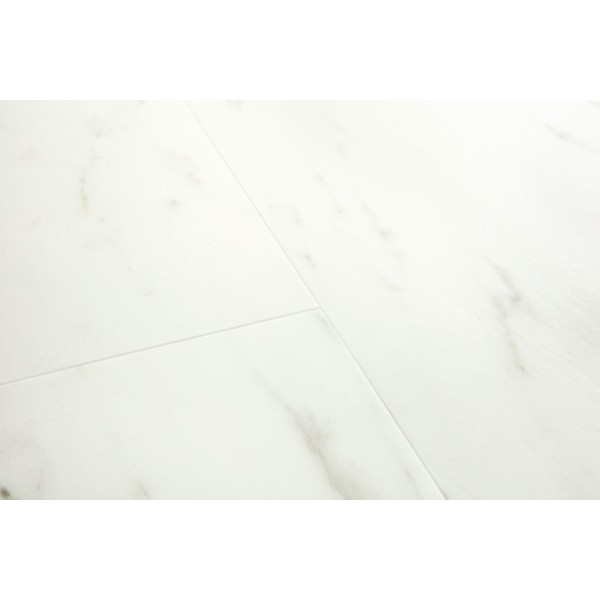 Виниловый ламинат Quick-Step Alpha Vinyl Tiles Мрамор каррарский белый AVST40136