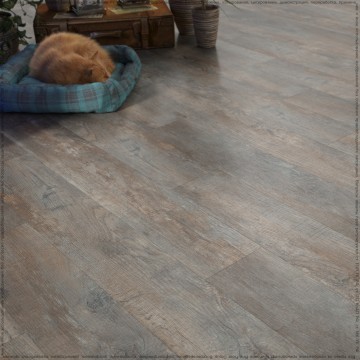 Кварцвиниловая плитка LVT Fine Floor Wood 2024 (DryBack) Дуб Этна FF-1418