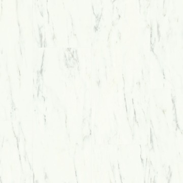 Виниловый ламинат Quick-Step Ambient Click Мрамор каррарский белый AMCL40136
