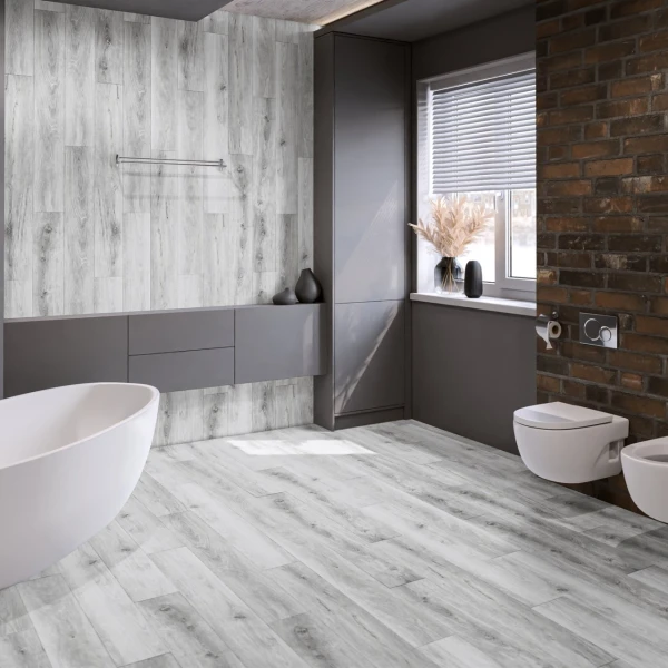 Кварц-виниловая плитка Damy Floor Family Дуб Альпийский 1536-2-LVT