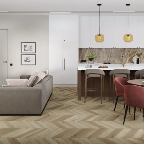 Кварц-виниловая плитка Damy Floor Chevron Сен-Жермен/Saint-Germain DF05-Ch-LVT