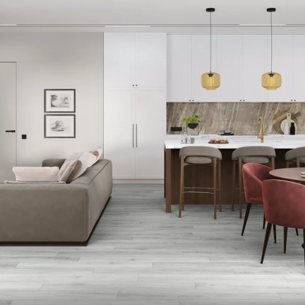 Кварц-виниловая плитка Damy Floor Family Дуб Альпийский 1536-2-LVT