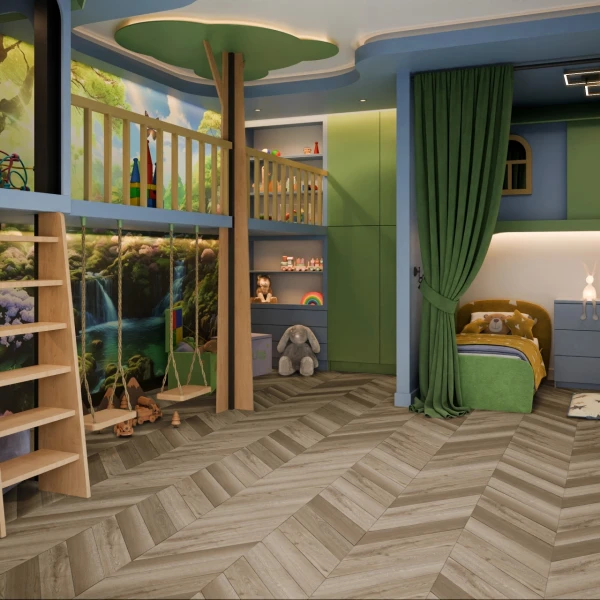 Кварц-виниловая плитка Damy Floor Chevron Сен-Жермен/Saint-Germain DF05-Ch-LVT