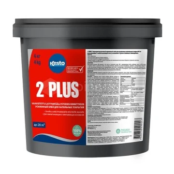 Клей для покрытий пола Kesto 2 Plus 4 кг