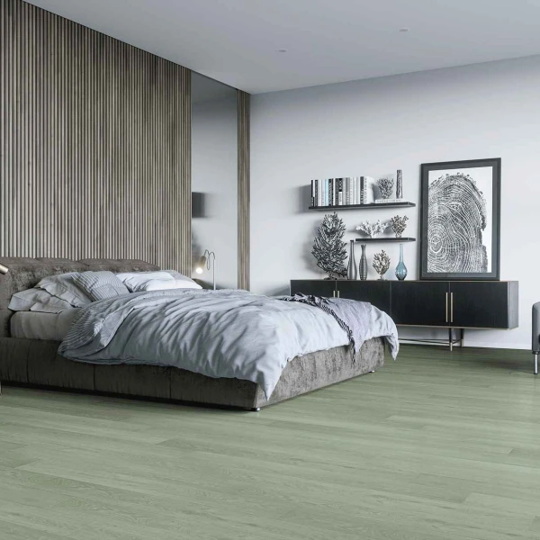 Кварцевый ламинат Home Expert Natural 2106-12 Дуб Густой туман