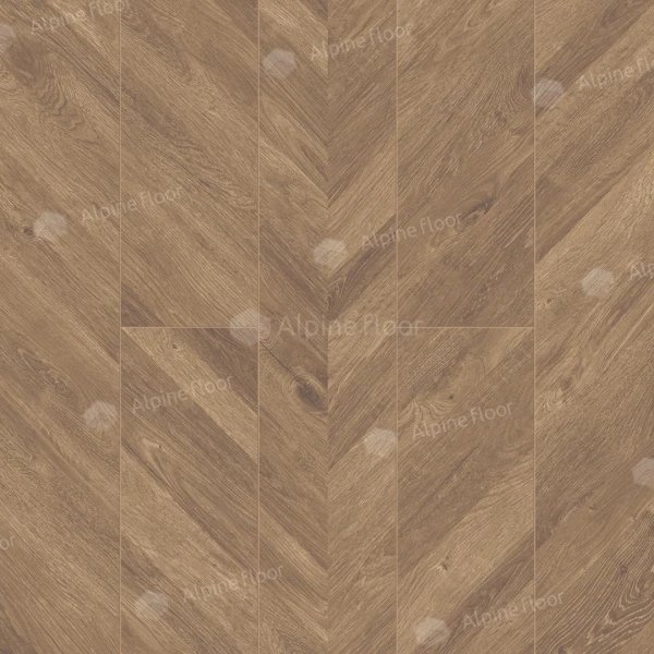 Кварцвиниловая плитка ПВХ Alpine Floor ULTRA Eco ФРАНЦУЗСКАЯ ЕЛОЧКА Eco 5-25