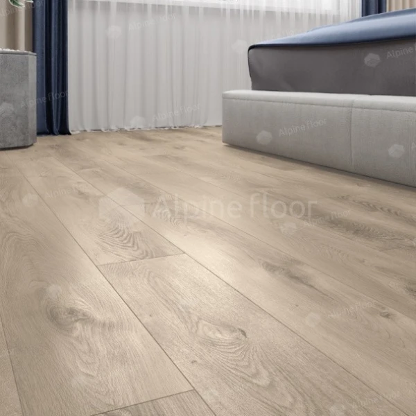 Инженерная каменно-полимерная плитка Alpine Floor PREMIUM XL Дуб Натуральный Отбеленный ABA Eco 7-5