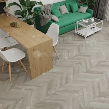 Каменно-полимерная плитка Alpine Floor Chevron Дуб Фантазия Eco 18-1