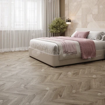 Каменно-полимерная плитка Alpine Floor Chevron Дуб Натуральный Отбеленный Eco 18-3