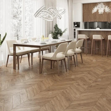 Каменно-полимерная плитка Alpine Floor Chevron Гевуина Eco 18-10