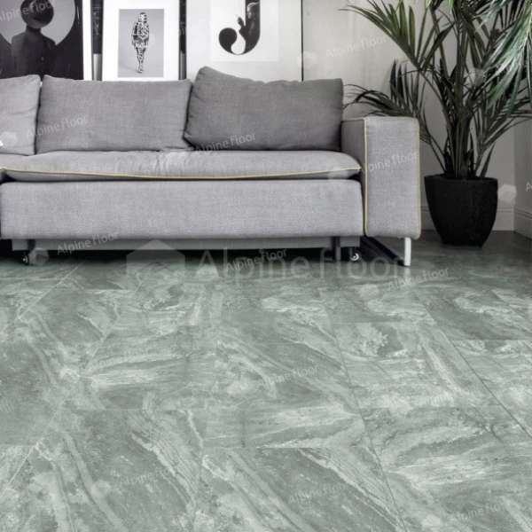 Кварц-виниловая напольная плитка Alpine Floor Light stone Хэмпшир Eco-15-11