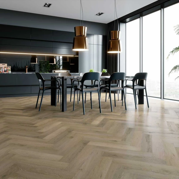 Кварцевый ламинат Fargo Parquet Дуб Парижский дождь 33-61W935 4/0.5мм