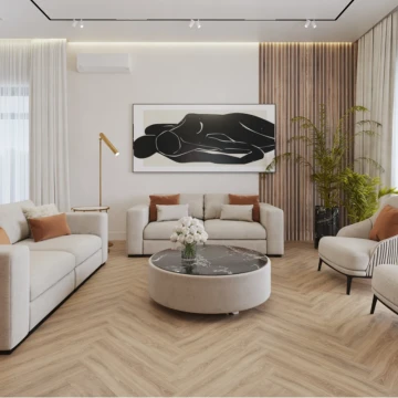 Кварц винил Vinilam PARQUET Herringbone Glue GD11355 Паркет Монпелье Glue