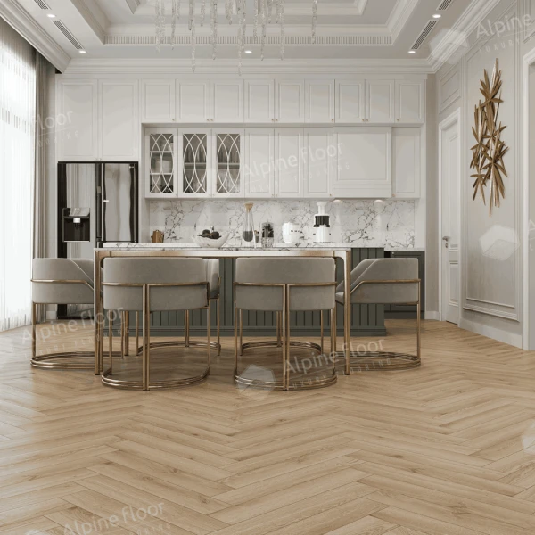 Ламинат Alpine Floor Herringbone 8 Pro Дуб Артуа LF102-12